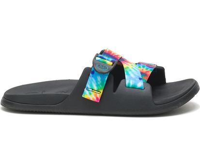 Slide Chacos Hombre Chillos Negras España FSDA59086